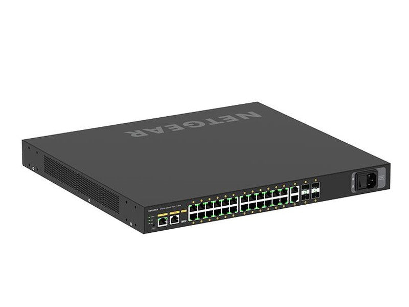 Netgear 26-Port Managed L2 Switch PoE+ 24 480W GbE 2 SFP+ 4