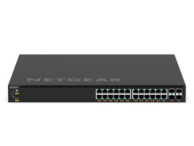 Netgear 28-Port Managed L3 Stack Switch PoE+ 24 SFP+ 4