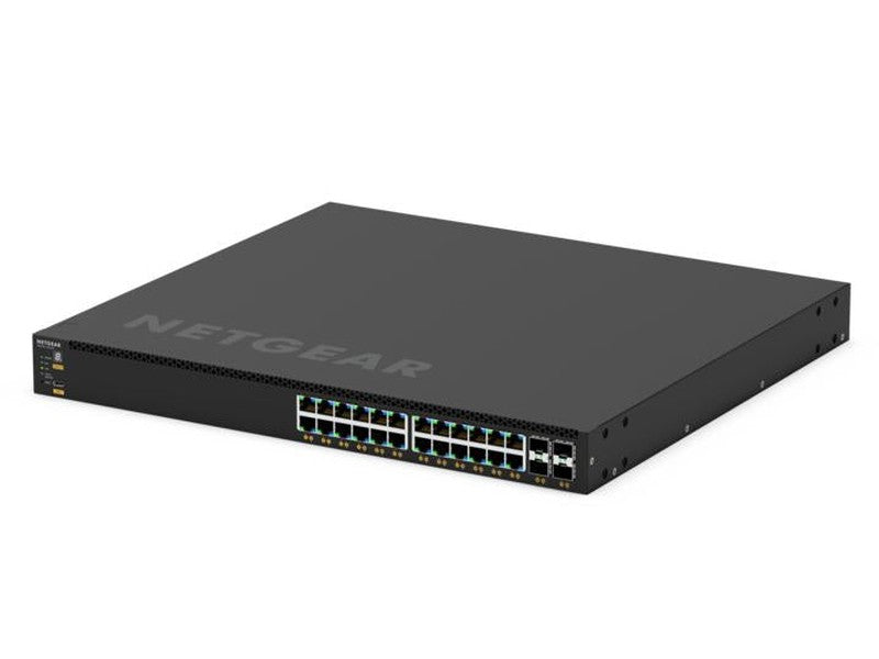 Netgear 28-Port Managed L3 Stack Switch PoE+ 24 SFP+ 4