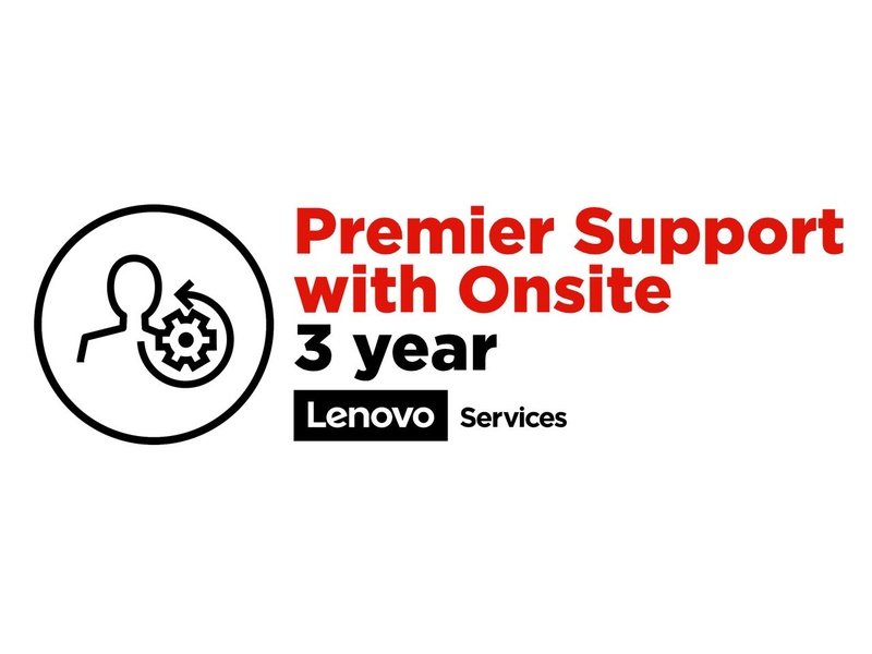 Lenovo ThinkStation 3YR Premier Support with Onsite NBD Response Upgrade from 3YR Onsite 5WS0U26646