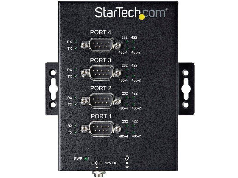 StarTech 4 Port Serial Hub USB To RS232/RS485/RS422 Adapter