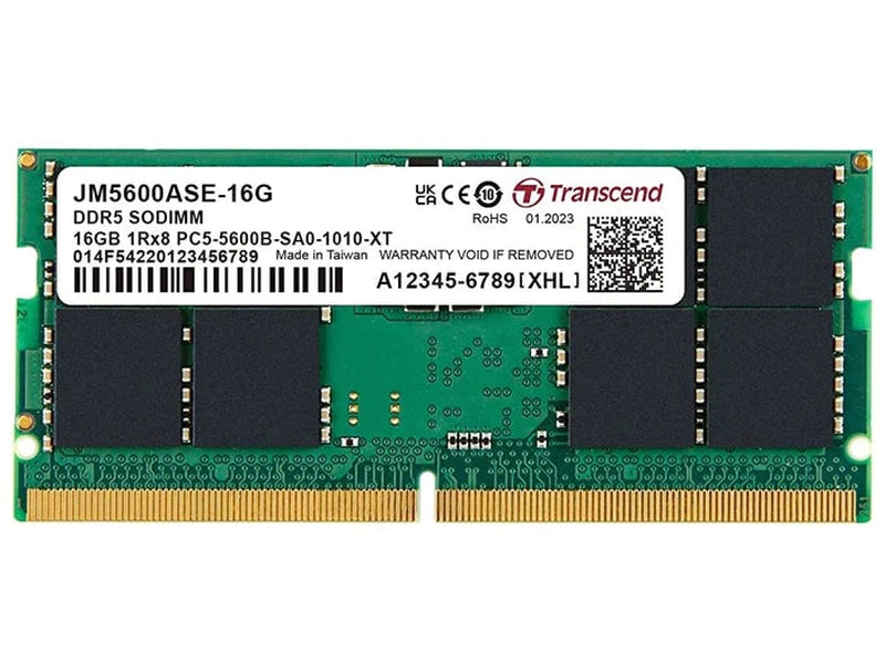 Transcend JM5600ASE-16G JetRAM 16GB DDR5 5600MHz SODIMM Memory