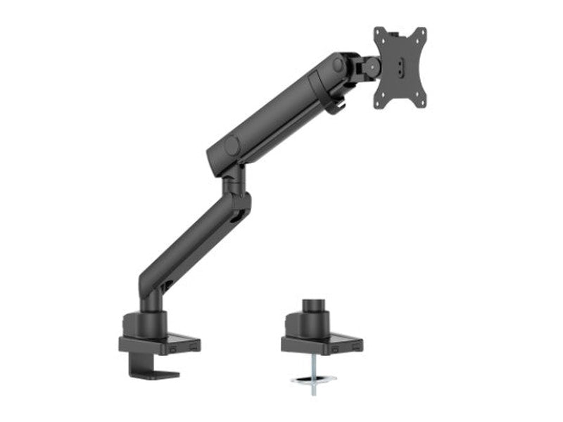 Brateck LDT84-C012-B Single Screen Slim Heavy-Duty Mechanical Spring Monitor Arm Black New