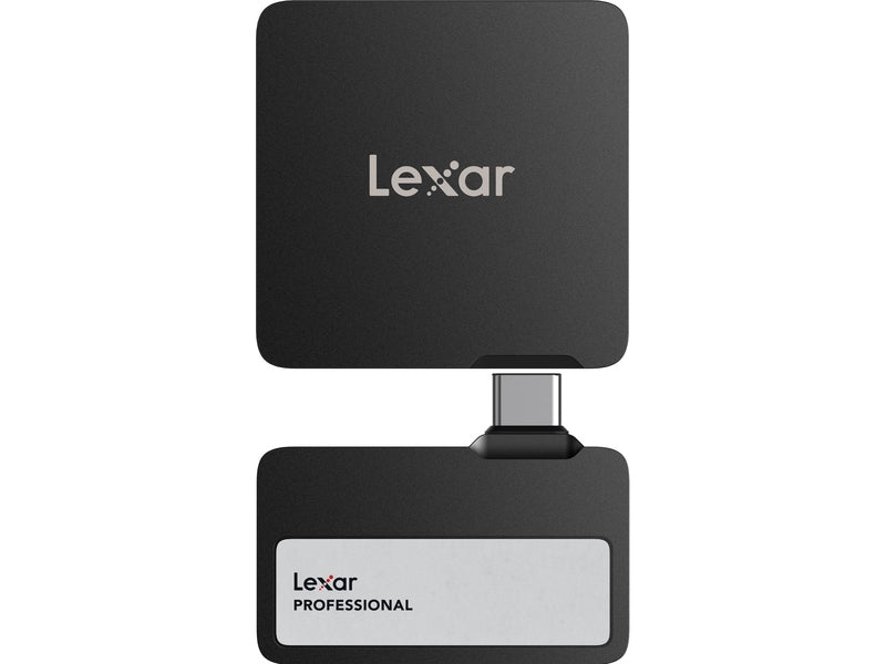 Lexar Professional GO SL400 Portable SSD with Hub USB 3.2 Gen 2 1TB Black