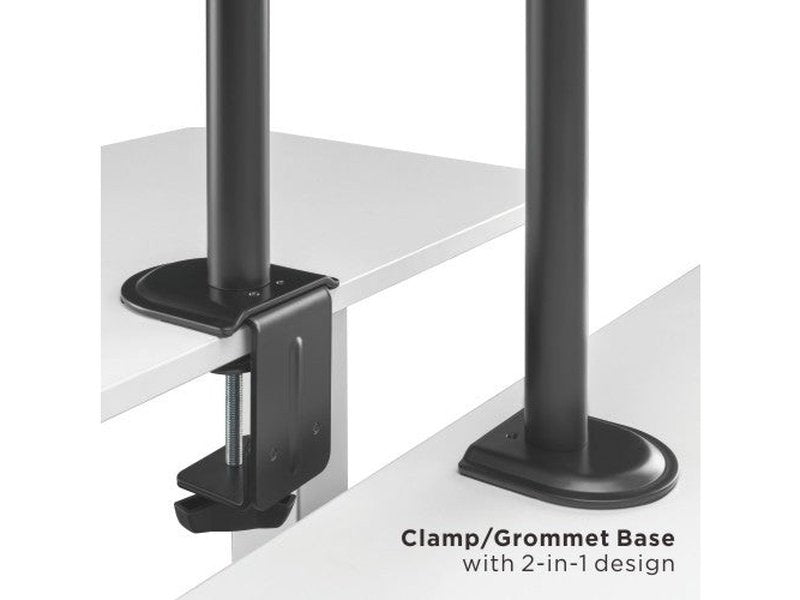 Brateck Single-Monitor Steel Articulating Monitor Mount Fit Most 17"-32" Monitor Up to 9KG VESA 75x75,100x100