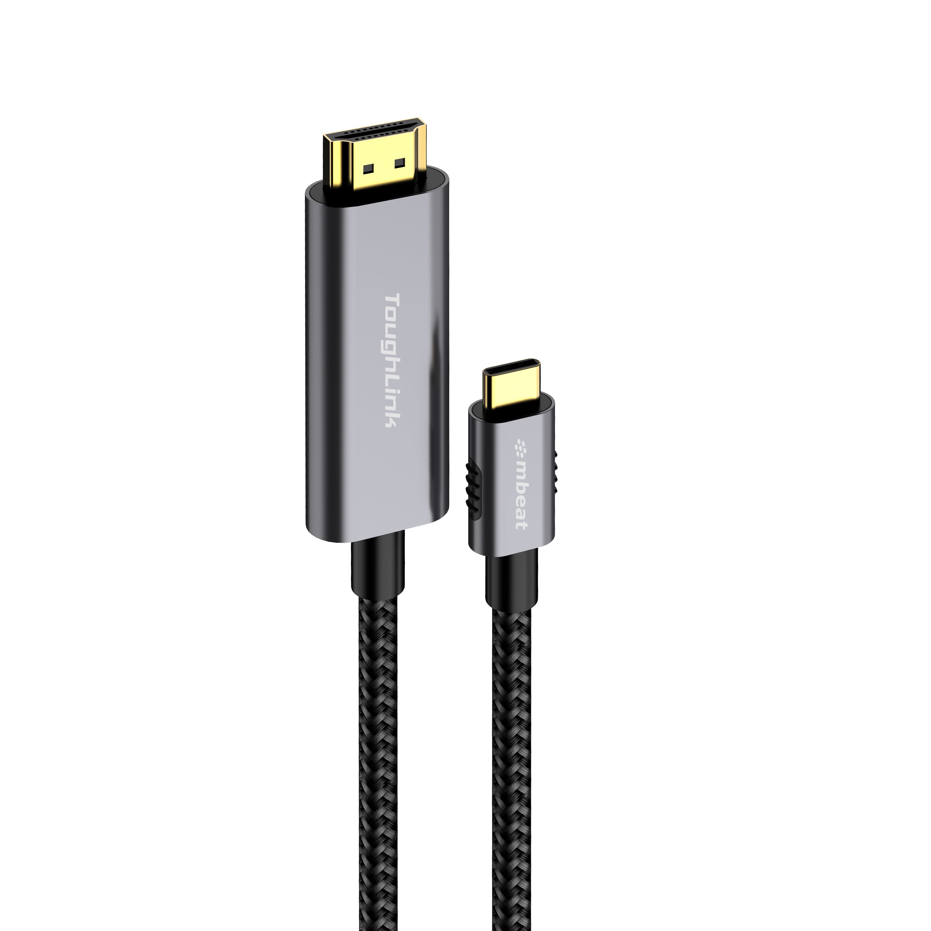 mbeat Tough Link Premium Braided USB-C to HDMI cable 1.8m