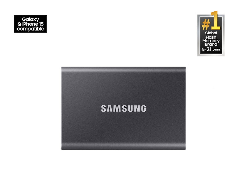 Samsung T7 4TB USB 3.2 Portable SSD - Gray MU-PC4T0T/WW