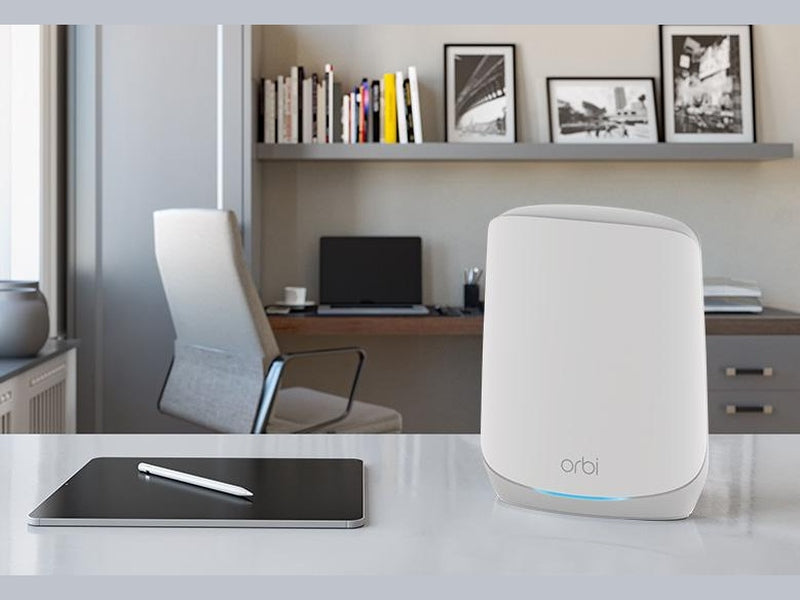 Netgear Orbi RBS760-100APS AX5400 Tri-band Mesh WiFi 6 System Add-on Satellite RBS760