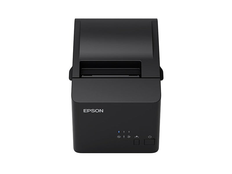 Square Compatible EPSON TM-T82IIIL Black Receipt Printer with a Built-In USB & Serial RS-232C Interface. Includes AC & USB Cable.