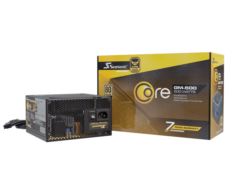 Seasonic CORE Series 80 PLUS Gold 500W GM-500 PSU OneSeasonic 500LM