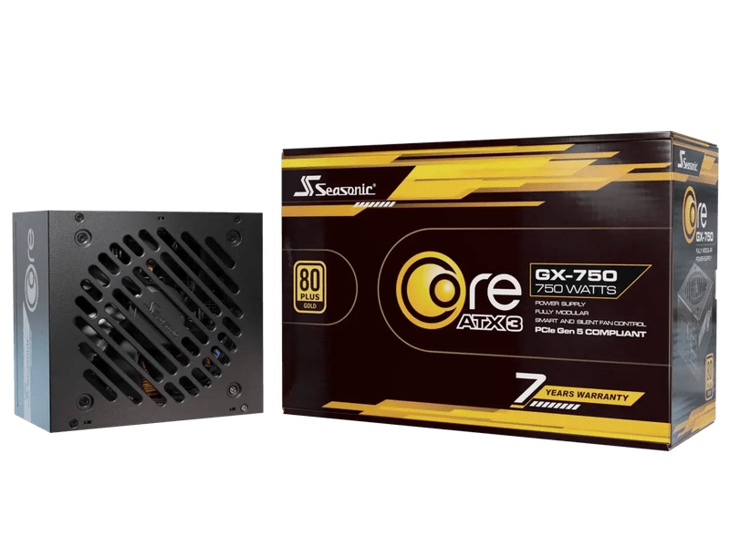 Seasonic Core GX-750 ATX3 80 Plus Gold Full Modular 750W PSU SRP-CGX751-A5A32SF