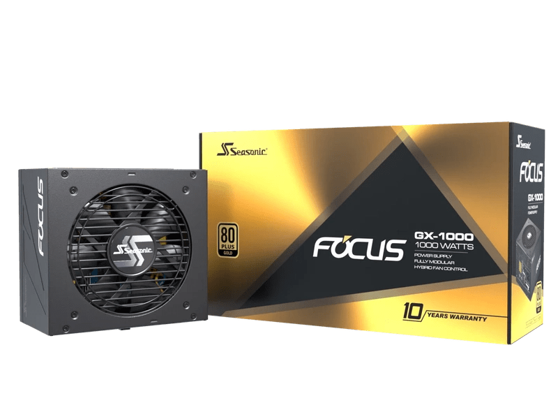 Seasonic 1000W Focus GX-1000 V4 Fully-Modular 80 PLUS Gold ATX3.1/PCIe 5.1 PSU SRP-FGX102-A5A32SF