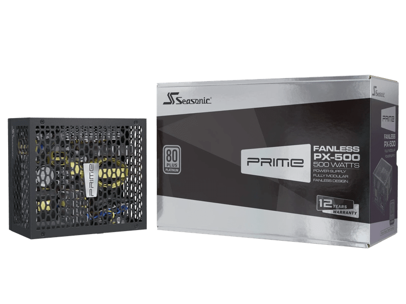 Seasonic Prime Fanless PX-500 500W Platinum PSU SSR-500PL