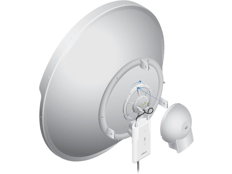 Ubiquiti 5GHz AC RocketDish 31dBi Long Range Antenna for 5GHz Rocket Radios