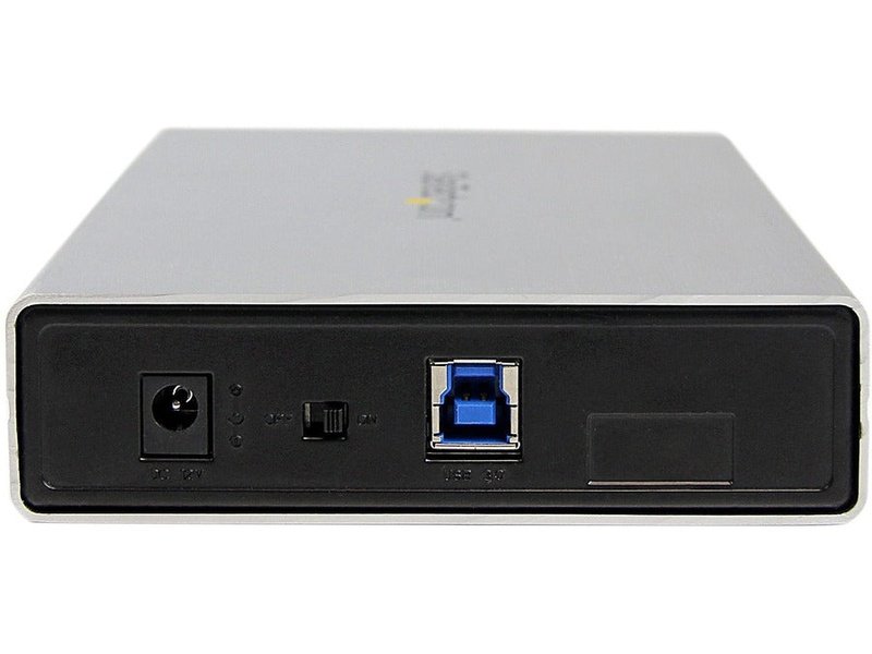 StarTech Drive Enclosure SATA/600 USB 3.0 Type B Host Interface UASP Support External Silver