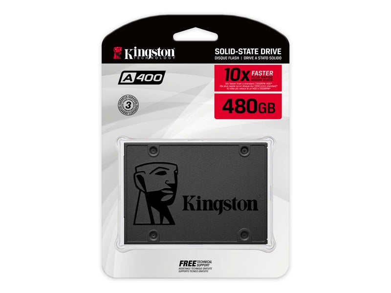 Kingston A400 480GB SATA 3 2.5" Internal SSD