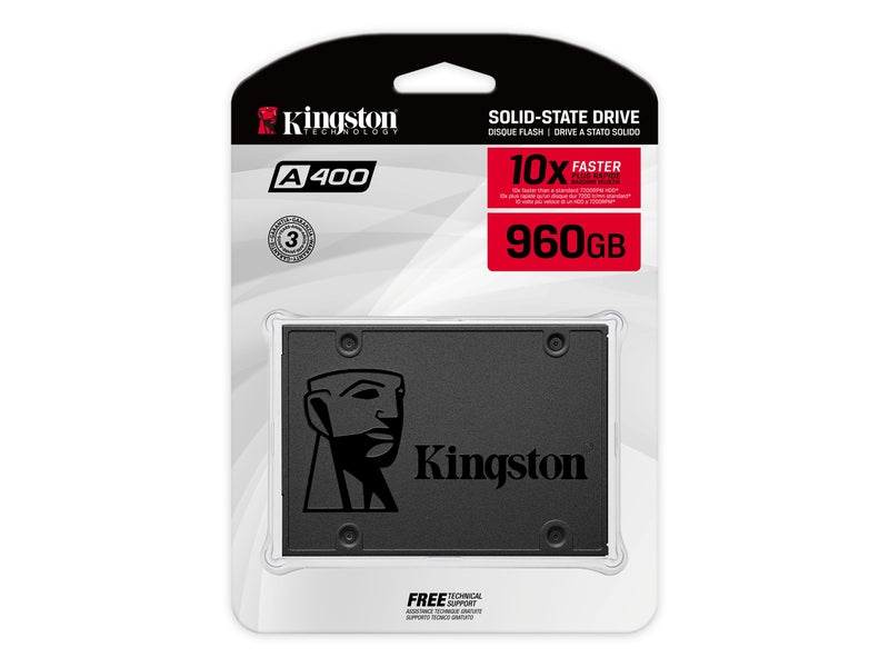 Kingston A400 960 GB Solid State Drive 2.5" Internal