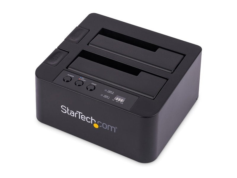 StarTech Standalone Hard Drive Duplicator Dock External Dual Bay HDD/SSD Cloner/Copier