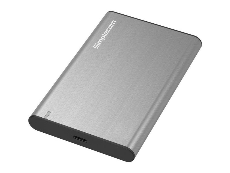 Simplecom SE221 Aluminium 2.5'' SATA HDD/SSD to USB 3.1 Enclosure Grey