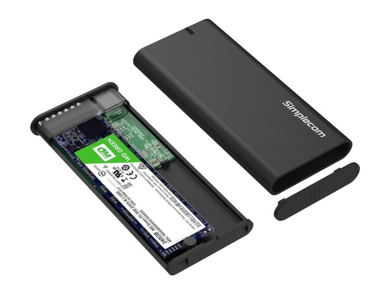 Simplecom SE502C SATA M.2 SSD to USB-C Enclosure USB 3.2 Gen1 5Gbps