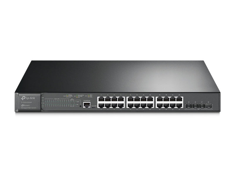 TP-Link Omada 24-Port Managed Gigabit L2+ Switch PoE+ 24 SFP+ 4