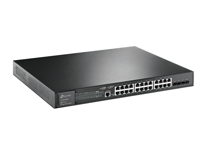 TP-Link Omada 24-Port Managed Gigabit L2+ Switch PoE+ 24 SFP+ 4