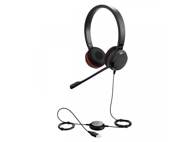 Jabra Evolve 30 II MS Stereo Headset Passive Noise cancelling