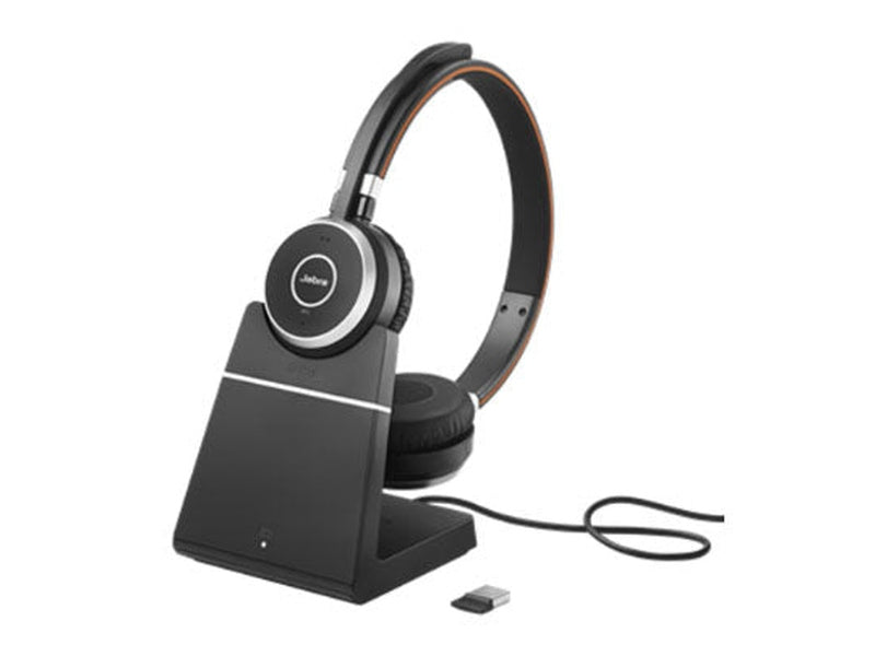 Jabra Evolve 65 SE MS Stereo Bluetooth Business Headset inc Charging Stand