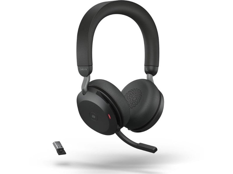 Jabra Evolve2 75 MS Stereo Wireless Headset, USB-C, Black