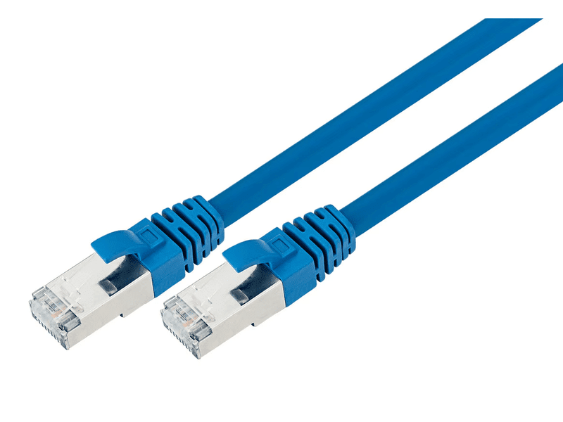 Comsol 2M 40GbE Cat 8 S/FTP Shielded Patch Cable LSZH Blue