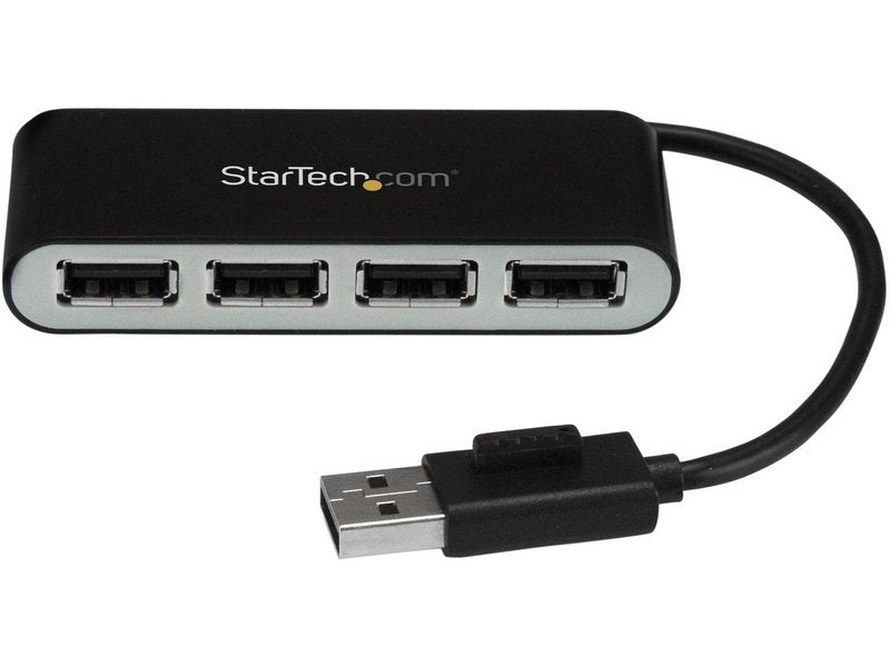 StarTech 4 Port USB2.0 Hub Mini Built-in Cable