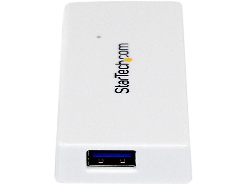 StarTech Portable 4 Port SuperSpeed Mini USB 3.0 Hub 5Gbps White