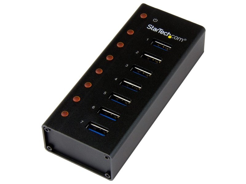 StarTech 7 Port USB 3.0 Hub Metal Mount