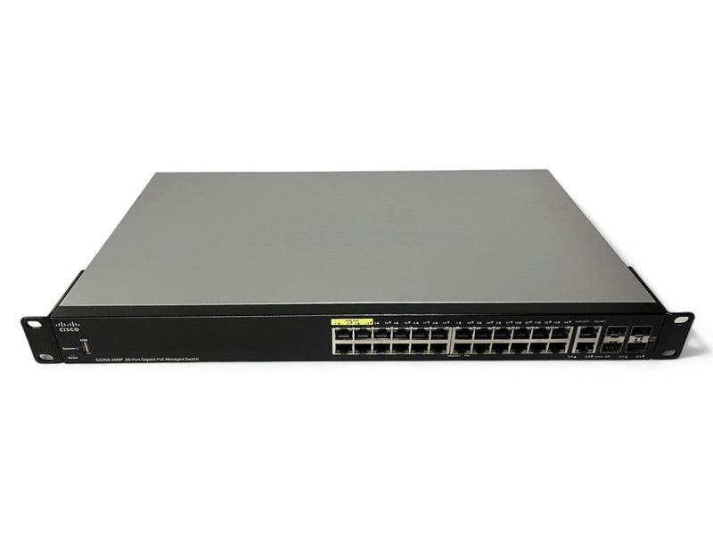 Cisco 350 Series SG350-28MP 24-port Gigabit PoE+ Managed Switch with 382W Power Budget *Used refurbished