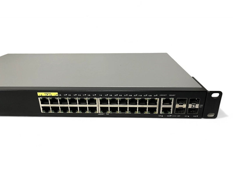 Cisco 350 Series SG350-28MP 24-port Gigabit PoE+ Managed Switch with 382W Power Budget *Used refurbished