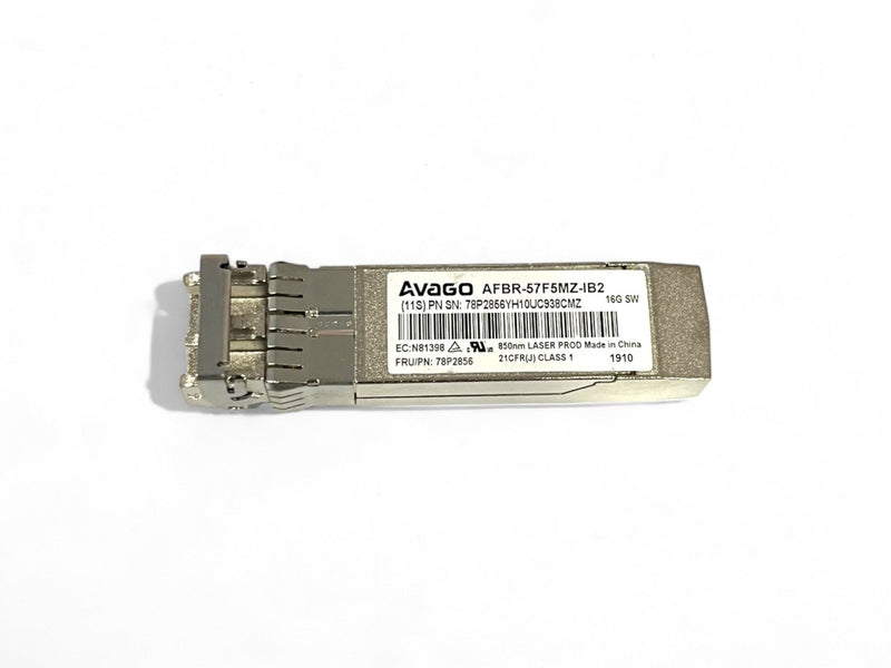 Avago AFBR-57F5MZ-IB2 16Gb SW 850nm SFP+ Optical Transceiver 78P2856 *used*