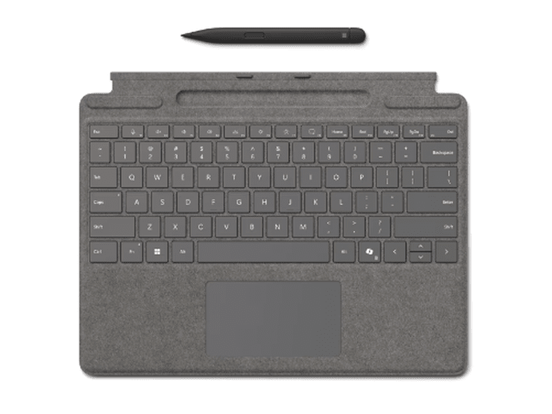 Microsoft Surface Pro Keyboard for Business with Slim Pen & CoPilot Key - PLATINUM