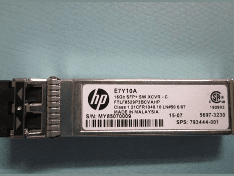 HPE E7Y10A 16Gb SFP+ SW SFP+ Transceiver Module 793444-001