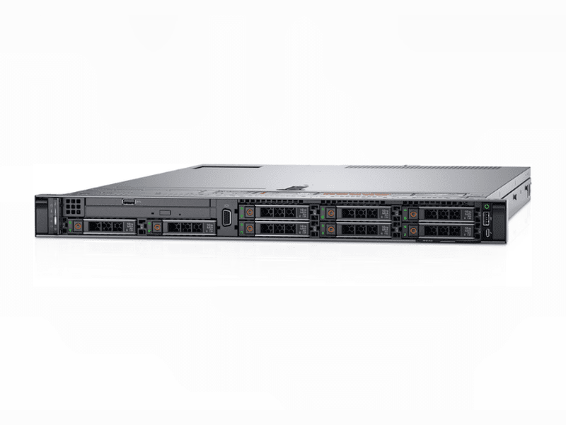 Refurbished Dell PowerEdge R640 Rack Server, 128GB PC4-2933Y, Dual 750W PSU