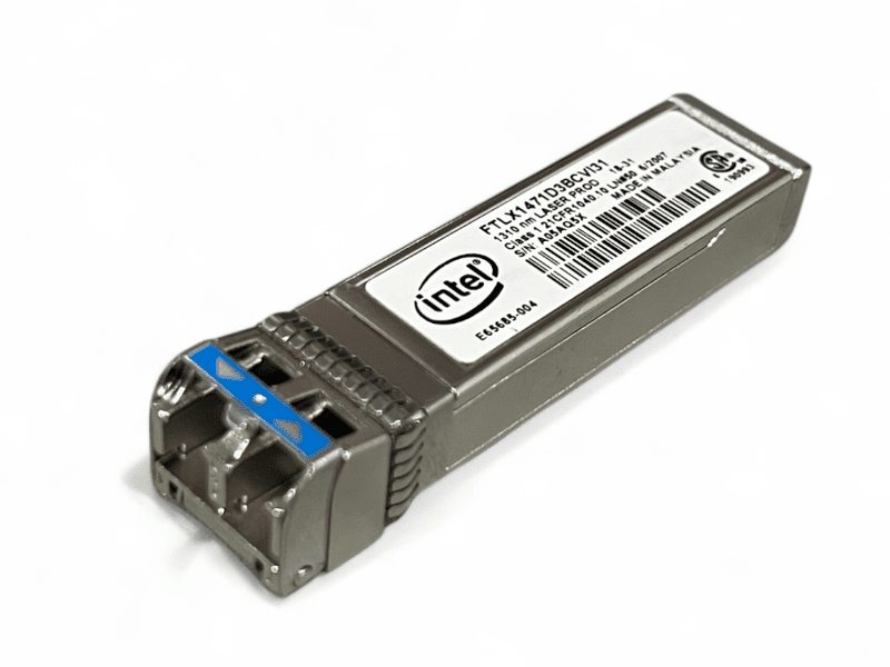 Intel FTLX1471D3BCVI31 Dual Rate 10GBase-LR 1310nm SFP+ Optical Transceiver Transceiver Module