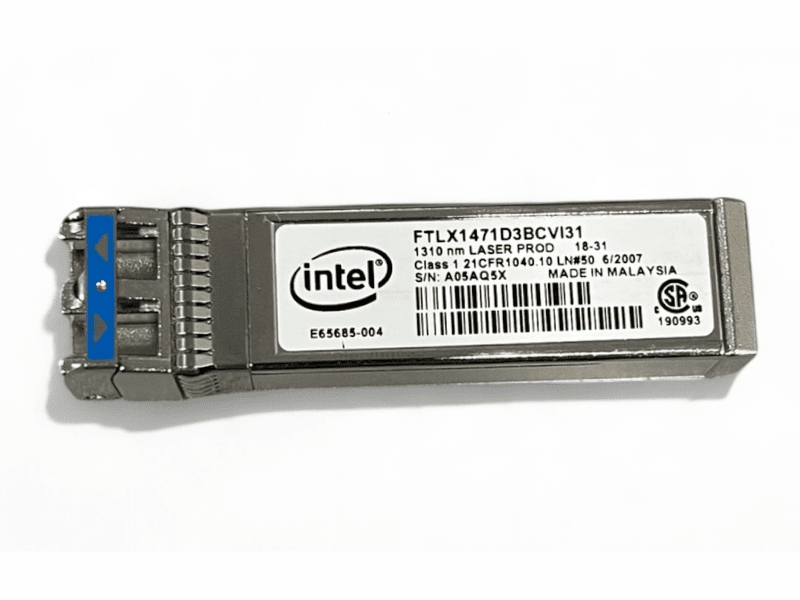 Intel FTLX1471D3BCVI31 Dual Rate 10GBase-LR 1310nm SFP+ Optical Transceiver Transceiver Module