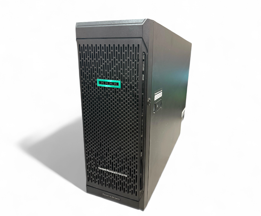 **Used/Refurbished** HPE ProLiant ML350 Gen10 Tower Server, 8SFF | CPU: Silver 4110Y 2.1GHz 8-core 1P | RAM: 2x HPE 16GB 2666V | 3x HPE 1.2TB 10K SAS | 2x800W PS 877621-371