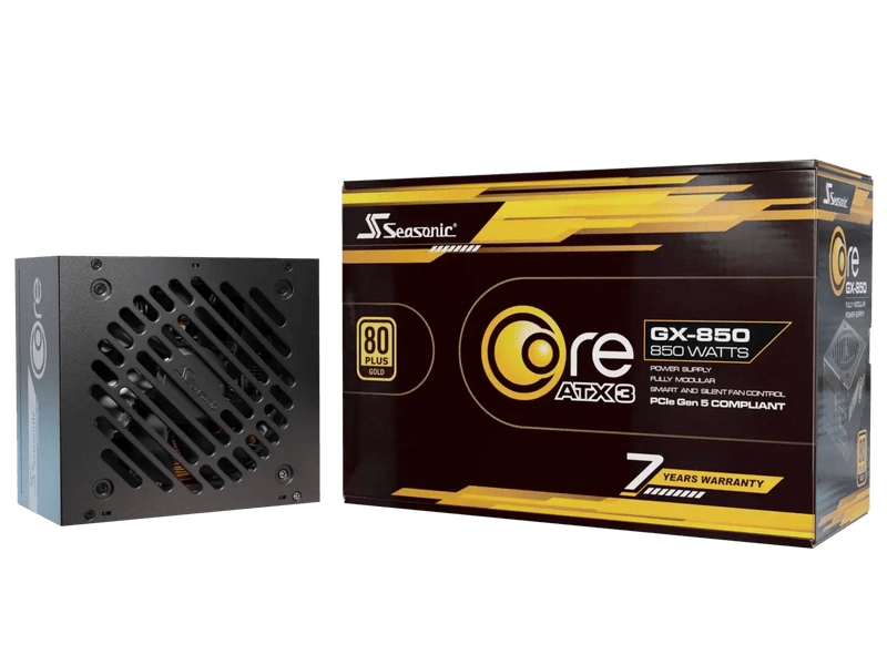 Seasonic Core GX-850 ATX3 80 Plus Gold Full Modular 850W PSU SRP-CGX851-A5A32SF