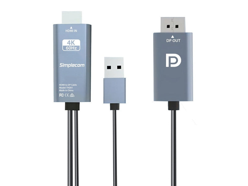 Simplecom TH201 HDMI to DisplayPort Active Converter Cable