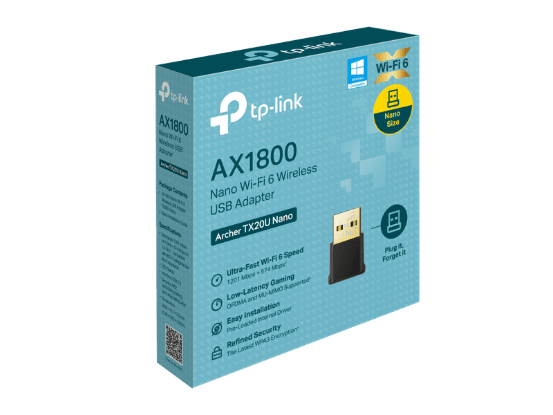 TP-Link Archer AX1800 Dual-Band Nano USB WI-FI Adapter