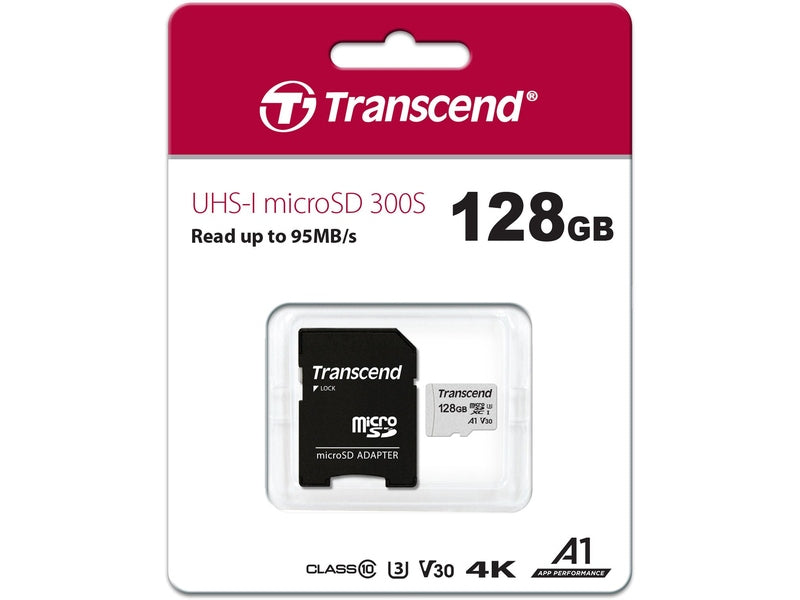 Transcend 128 GB Class 10/UHS-I U3 microSDXC