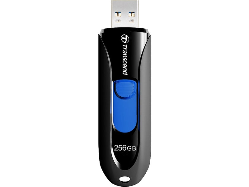 Transcend JetFlash 790 256 GB USB 3.1 Type A Flash Drive - Black