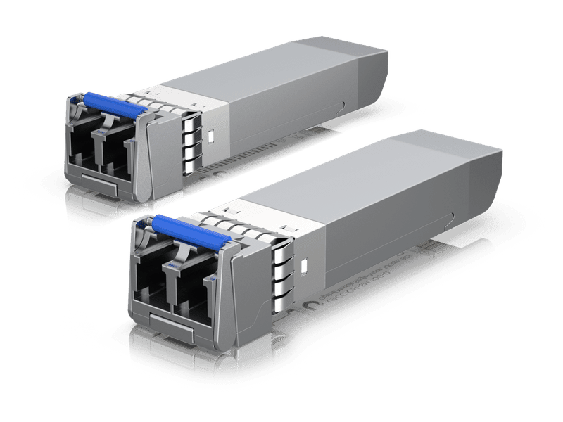 Ubiquiti UFiber SFP+ Single-Mode Fiber Module 10 Gbps 10km Distance - 2 Pack