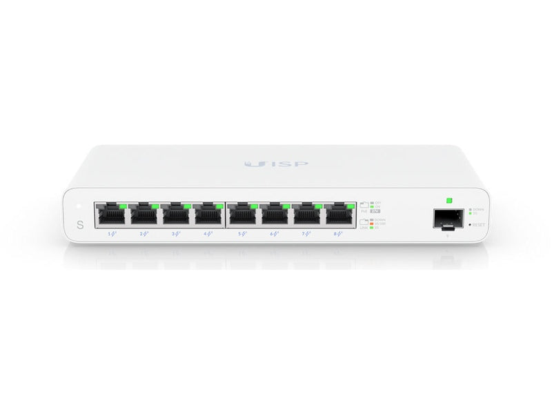 Ubiquiti UISP Switch 8-Port GbE Switch w/ 27V Passive PoE