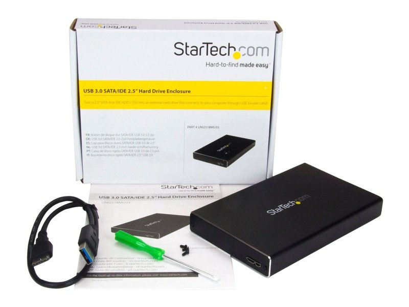 StarTech Drive Enclosure SATA/600 USB 3.0 Micro-B Host Interface